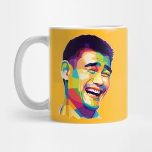 laughing Yao Ming Meme Pop Art Mug